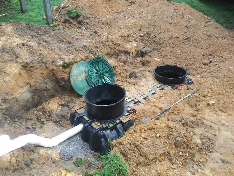 Septic tank install