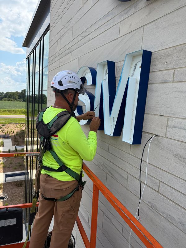 High Rise Sign Design // Install