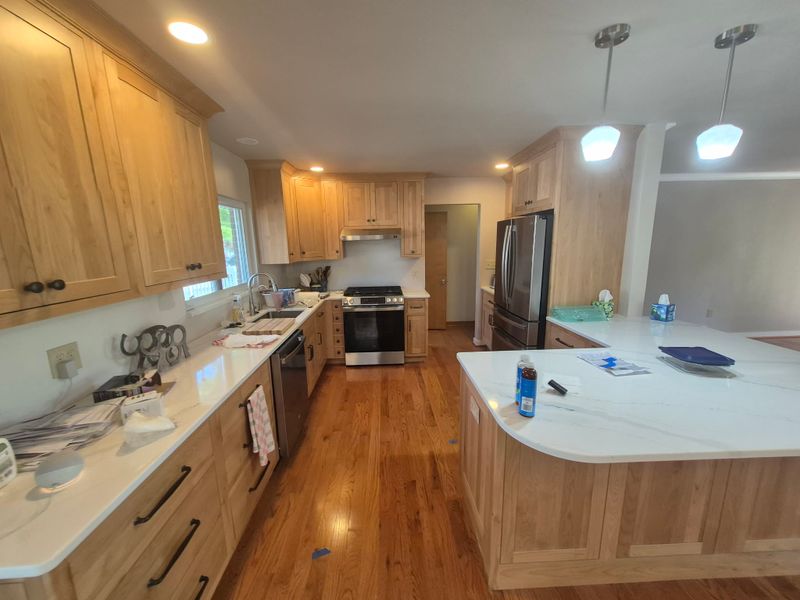 Open Concept Kitchen and Living Room