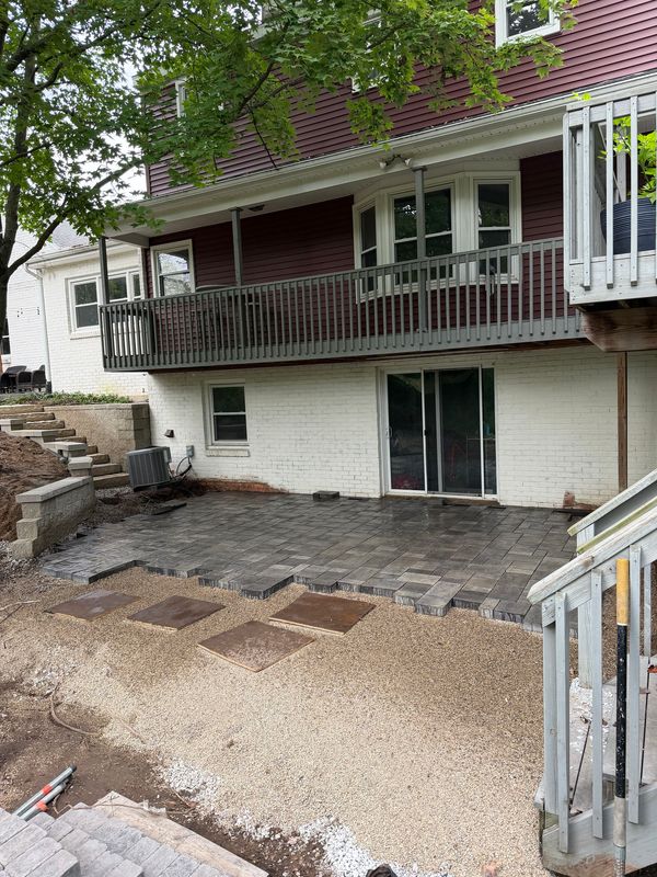 Paver Patio Build in Progress - Here's Where We're At