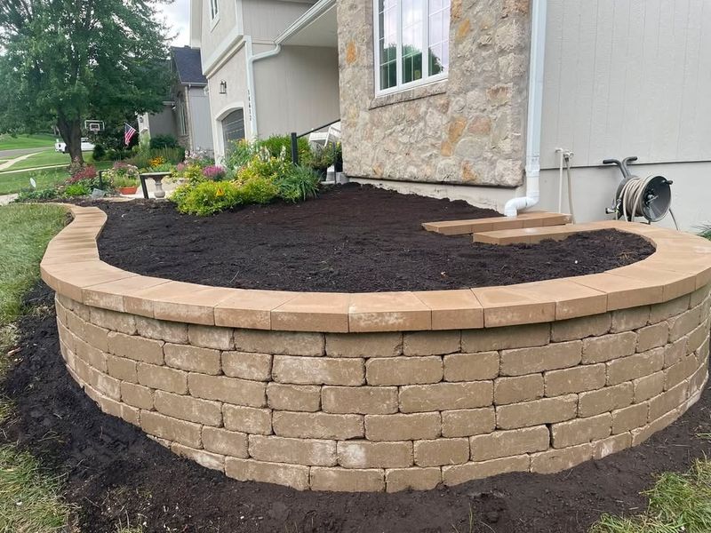 Retaining Wall Installation