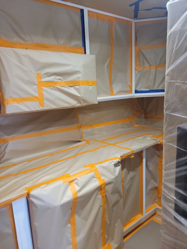 Kitchen Cabinet Repainting