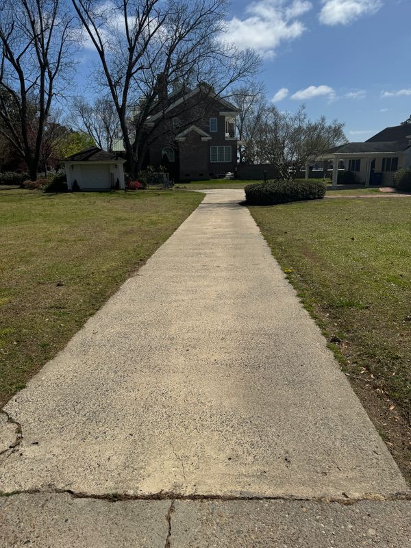 Driveway and Sidewalk Cleaning