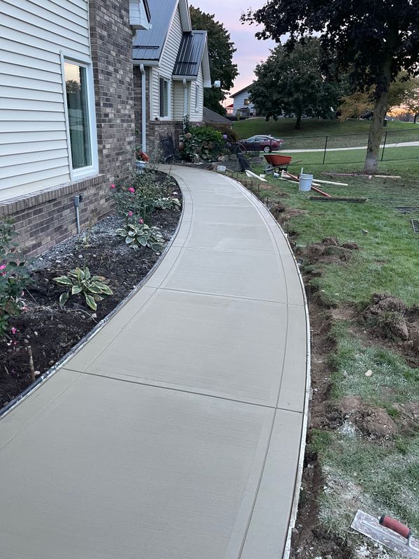 Sidewalk Installation