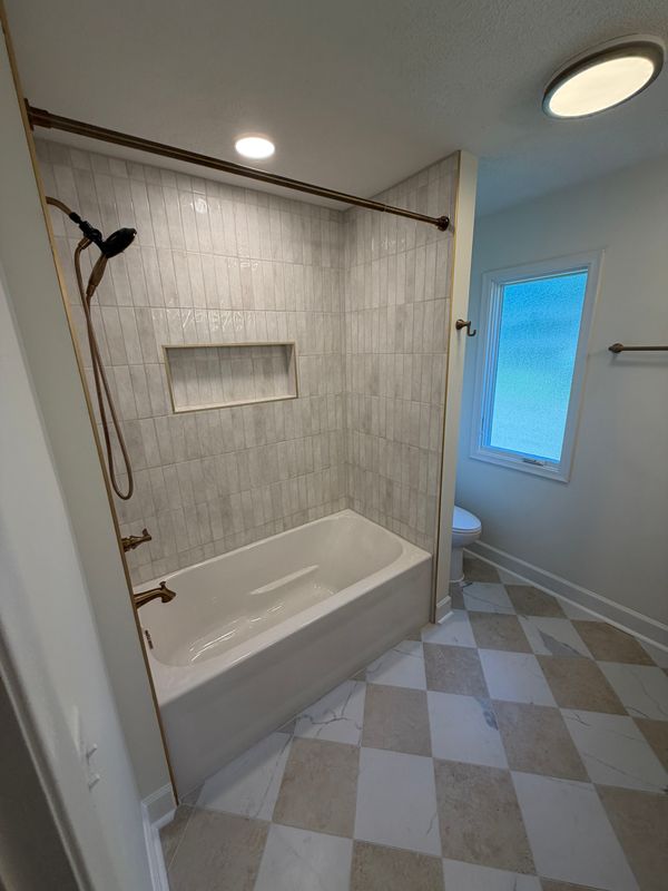 Full Bathroom Remodel Taken Down to the Studs