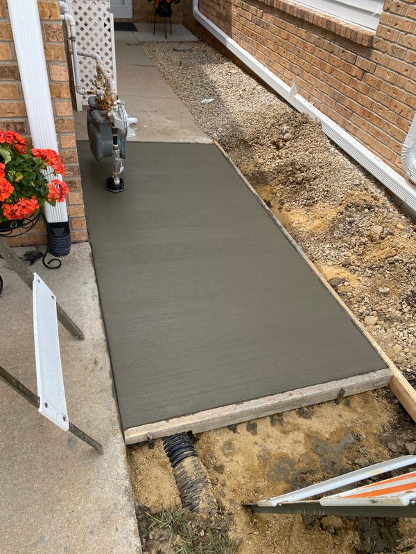 Stamped Concrete Installation