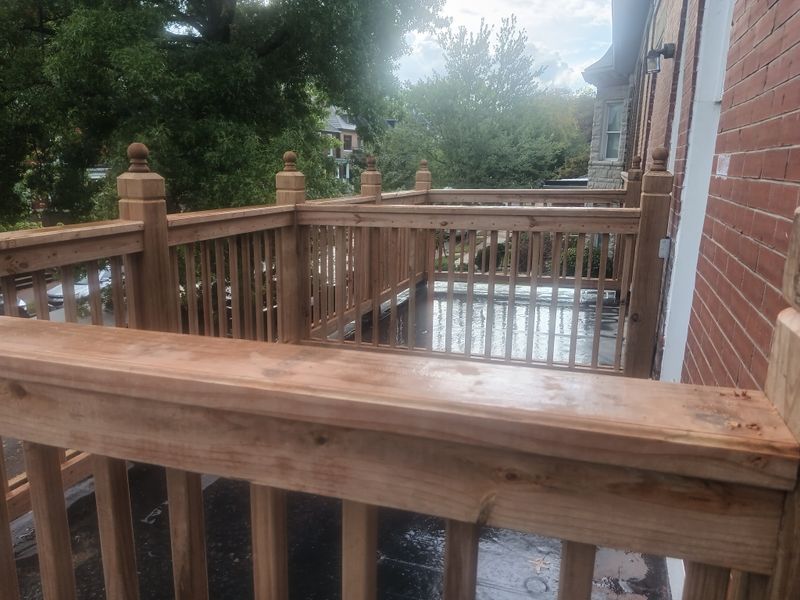 Historic porch build