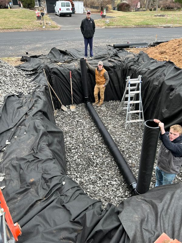 Outdoor French Drains