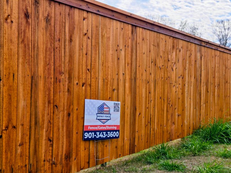 Fence Staining