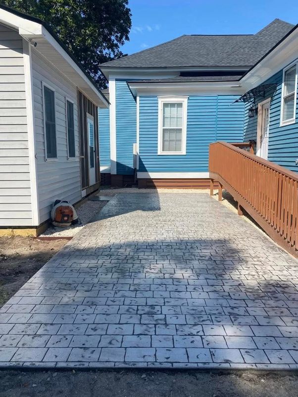 Stamped Concrete Installation