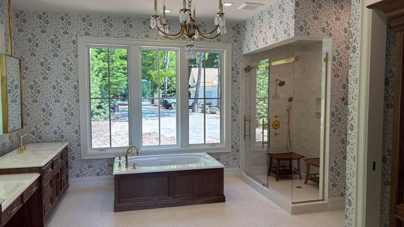 Elegant Oasis: Custom Master Bathroom Transformation