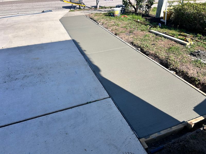 Sidewalk Installation
