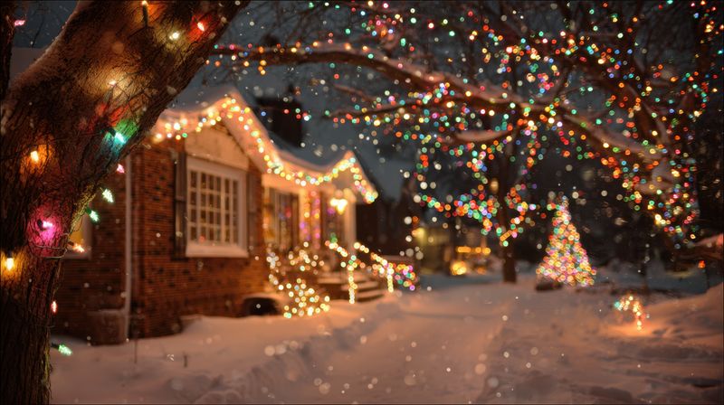 Christmas Lights Hanging