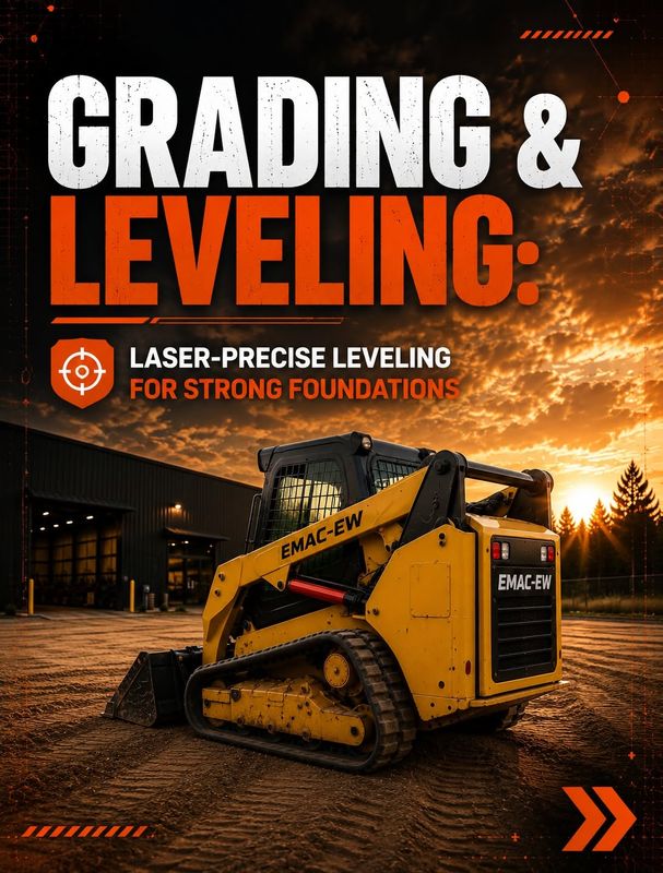 Trenching and Grading