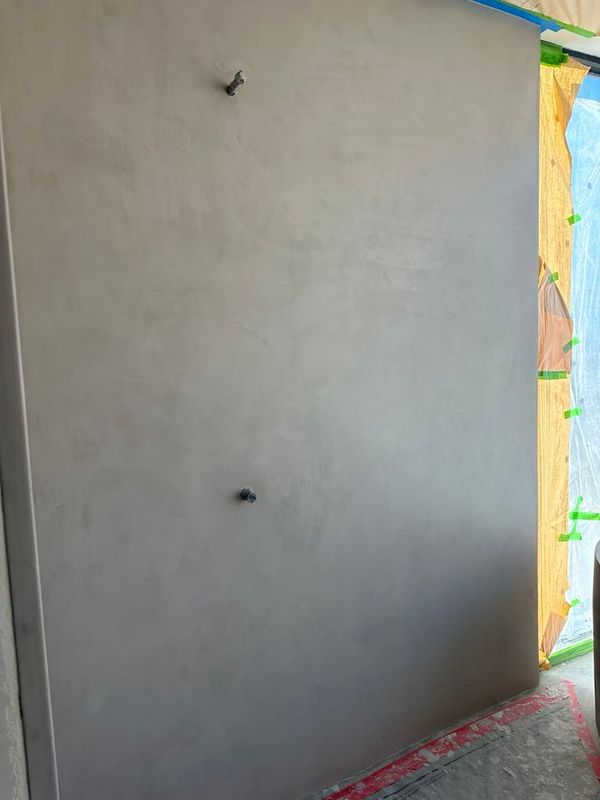 Micro cement floor and shower walls