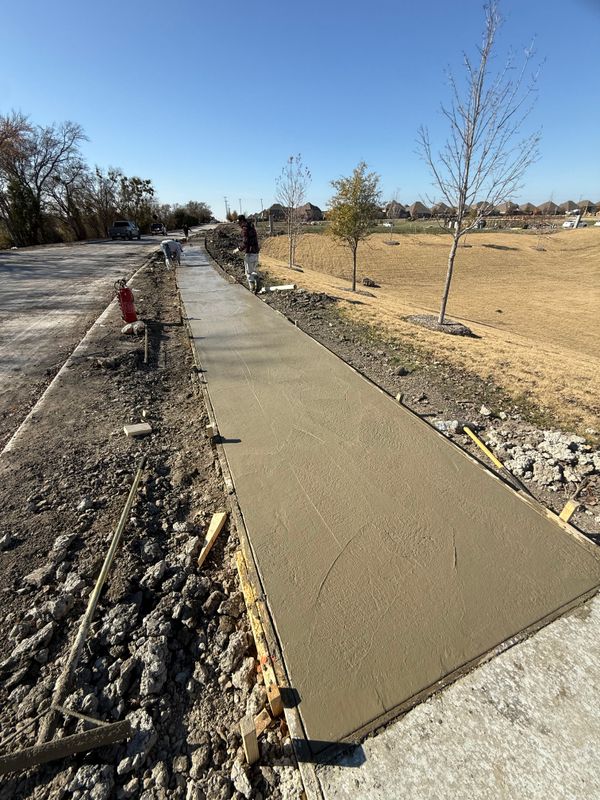 Concrete Walkway