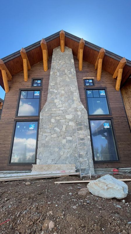 Custom Interior Stone Fireplaces