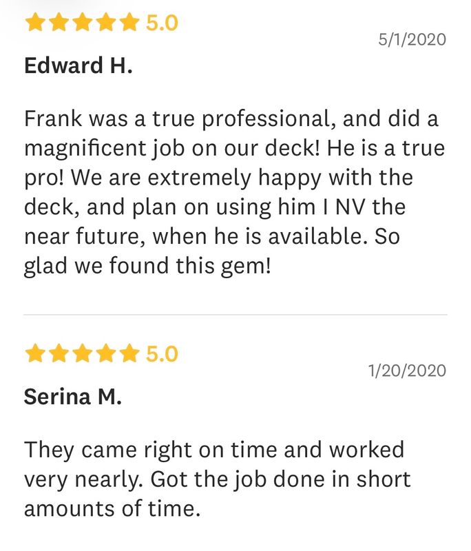 Reviews from Angie customers