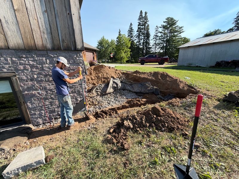 Rock and Mulch Installation