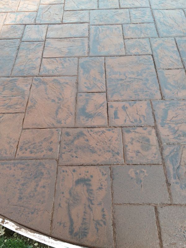 Stamped Concrete Installation