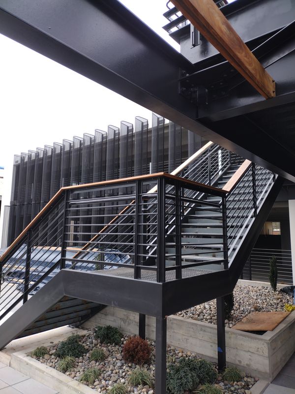 Structural Stair and Rail Erecting
