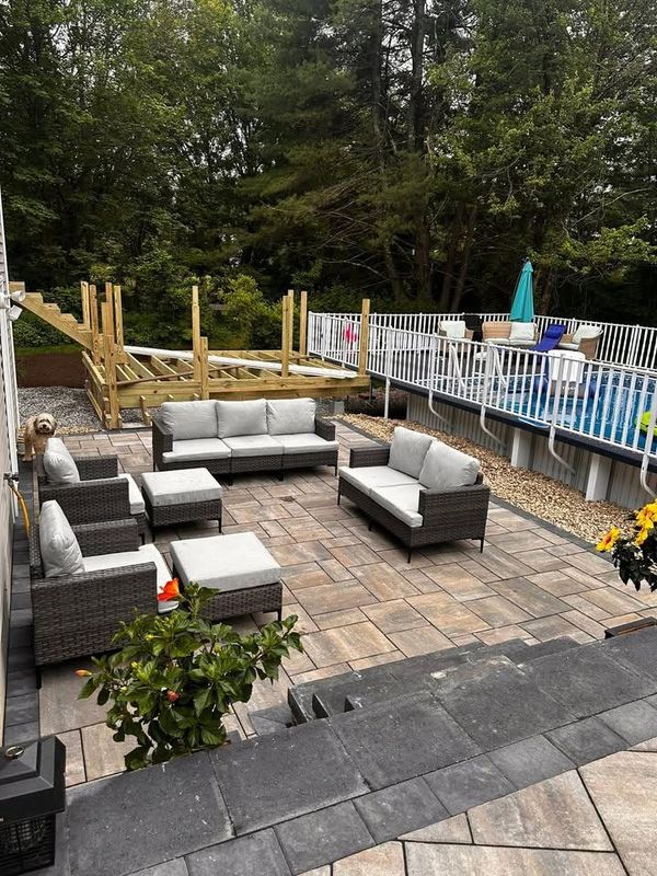 Stamped Concrete Installation