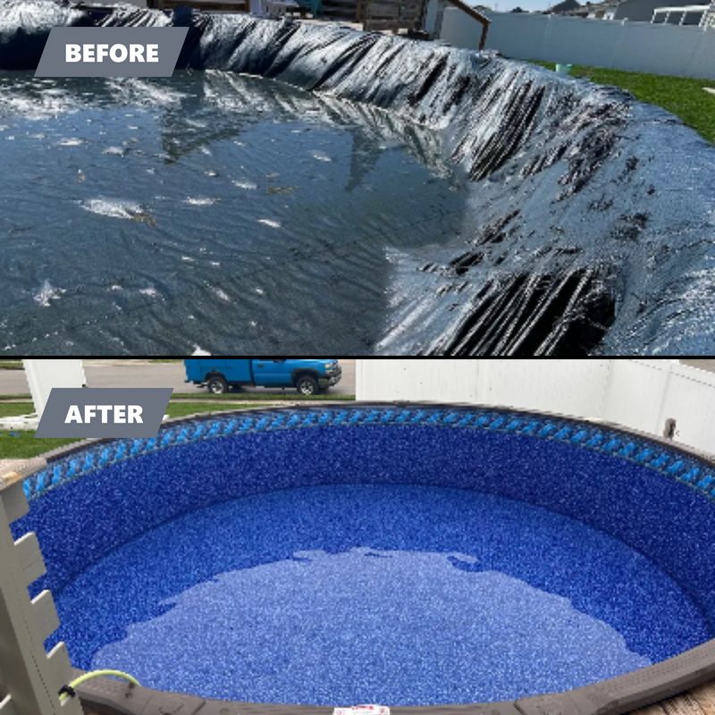 Pool Liner Changes