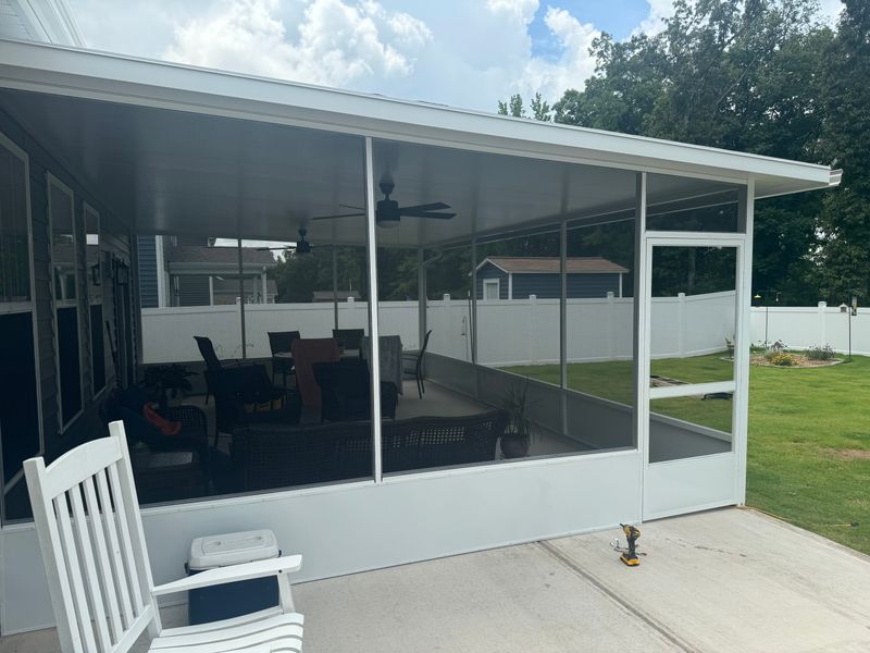 Panel Roof Screen Enclosure