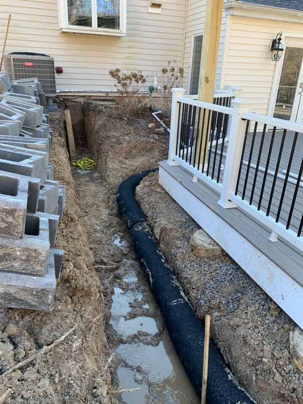 Outdoor French Drains