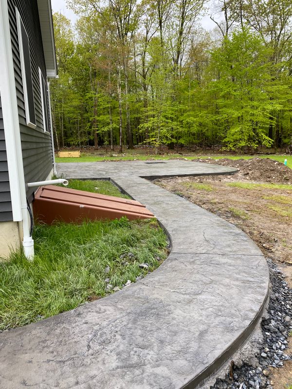 Stamped Concrete Installation