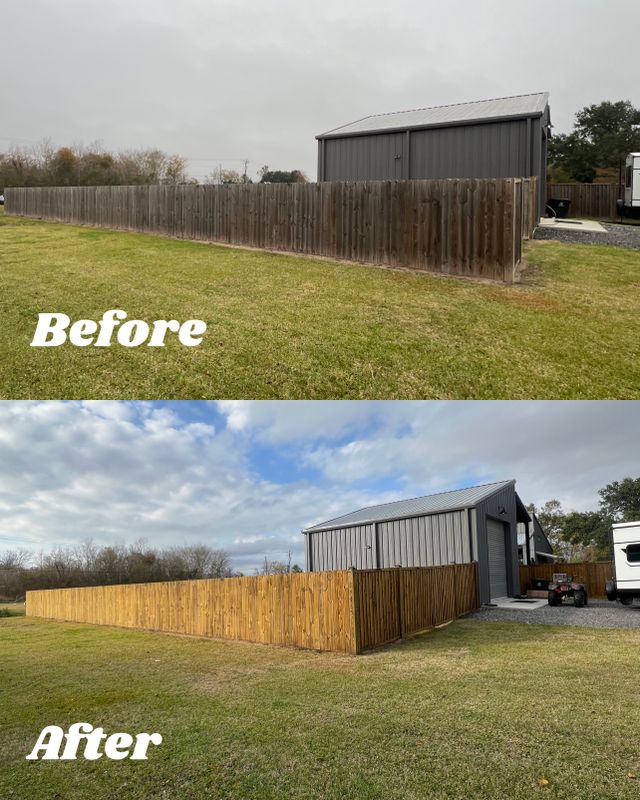 Fence Staining & Sealing