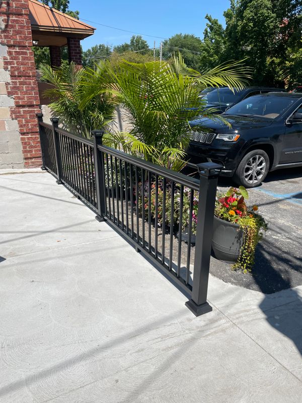 Commercial Aluminum Railing Installation