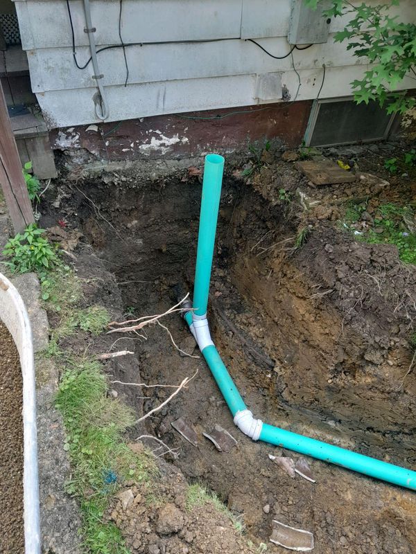 Sewer and Water Line Work