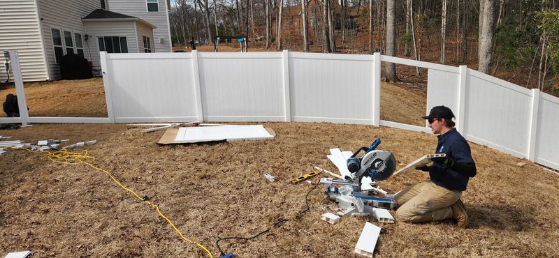 Vinyl Privacy Fence - Charlotte, NC