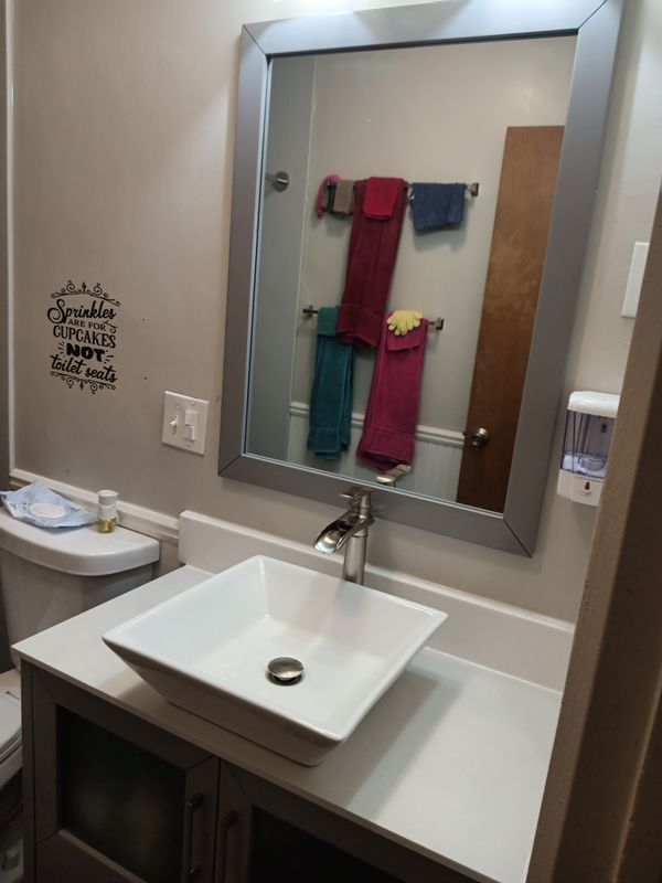 Bathroom update and Kitchen countertops