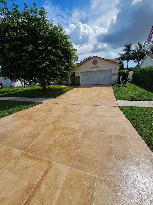Decorative Concrete Overlay