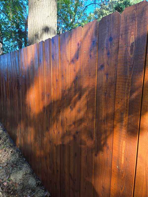 Cedar Privacy Fence Installation