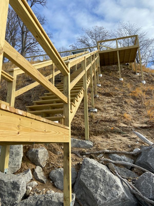 Deck and stairs Construction