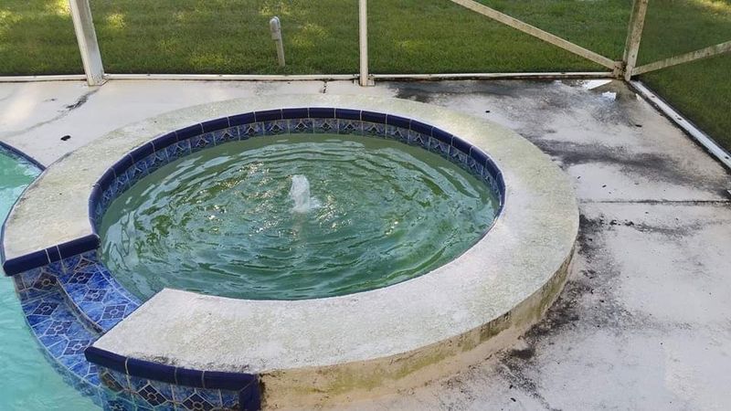 Pool Deck and Pool Cage Cleaning
