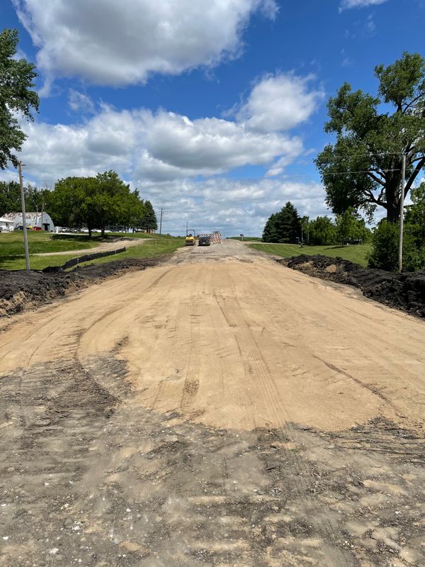 Grading/black dirt