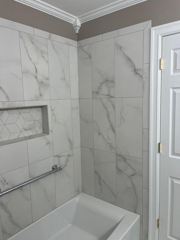 Tile installation