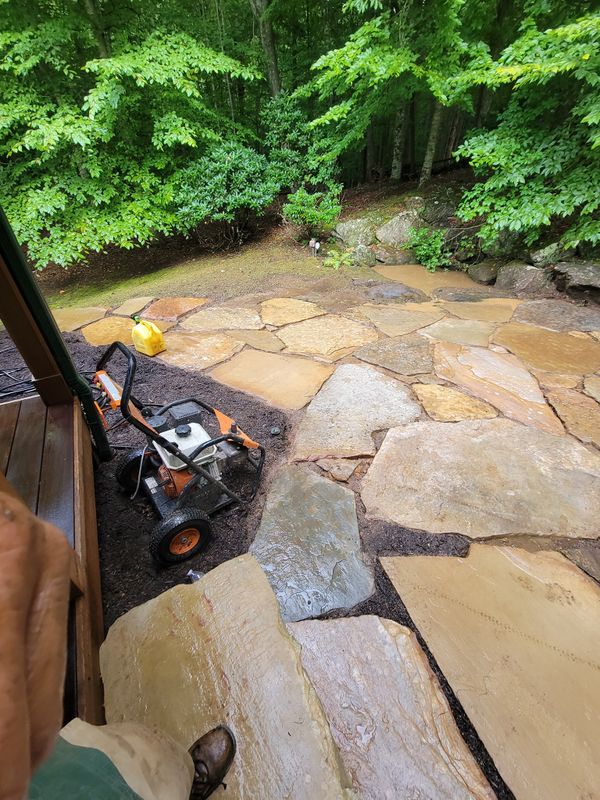 Stone work and walk ways