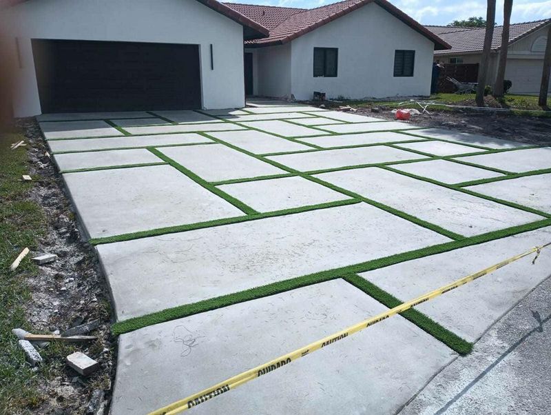 Stamped Concrete Installation