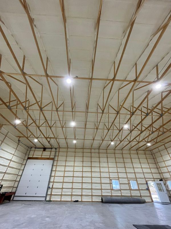 New Home Construction Spray Foam Insulation