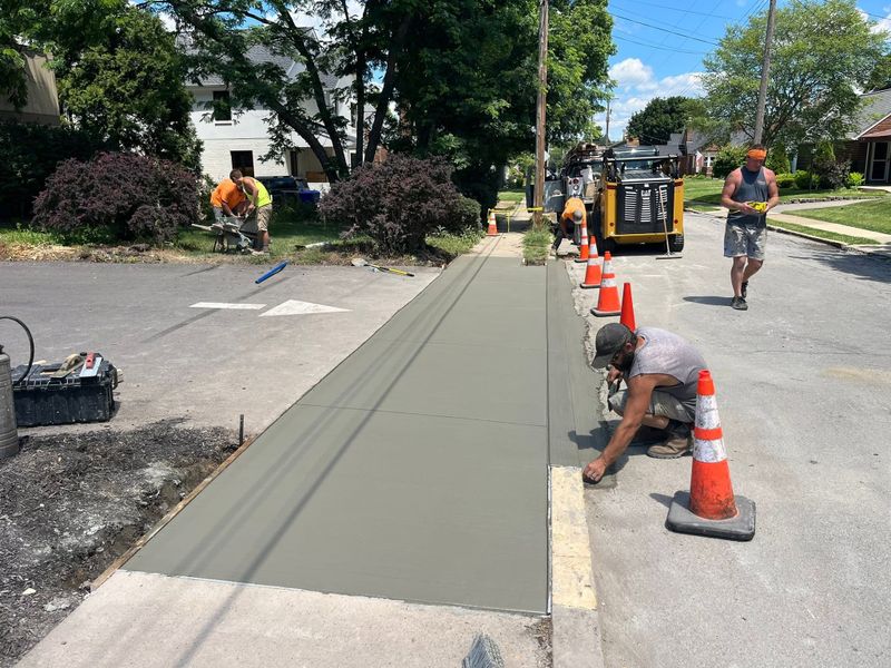 Sidewalk Installation