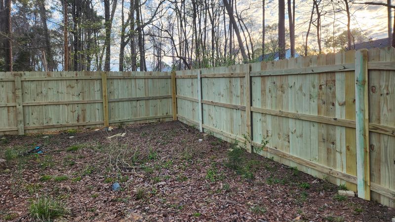 Wood Privacy Fence - Charlotte, NC