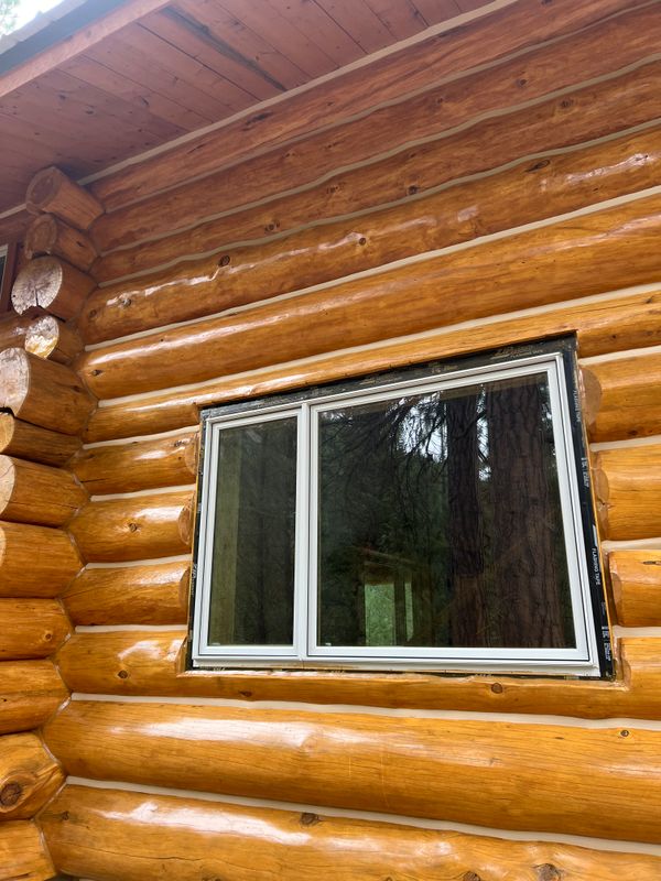 Log Home Staining in Montana