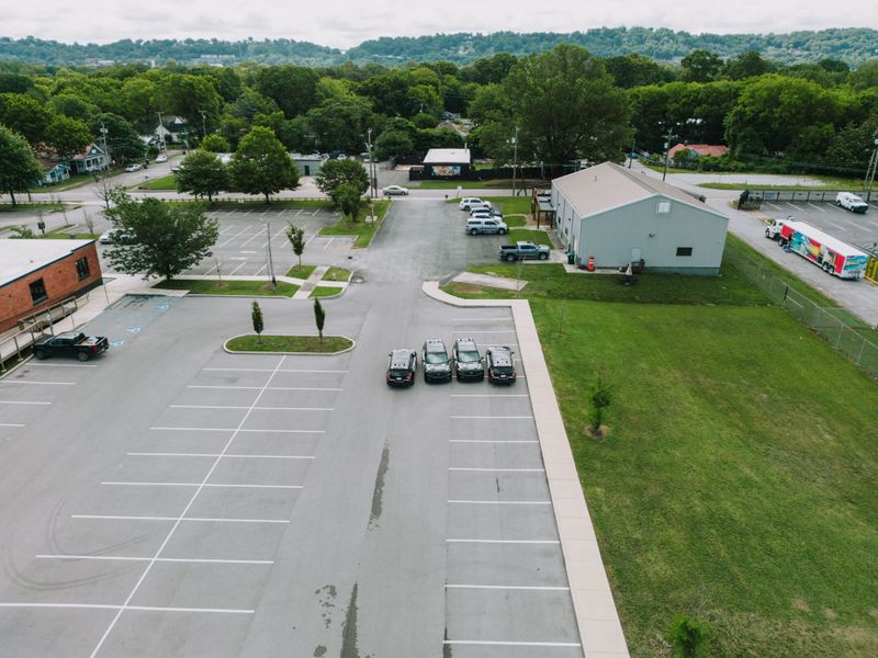 Parking lot sweeping