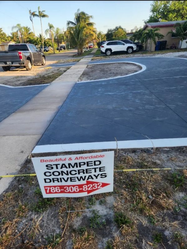 Transforming Curb Appeal with Stamped Concrete Driveways