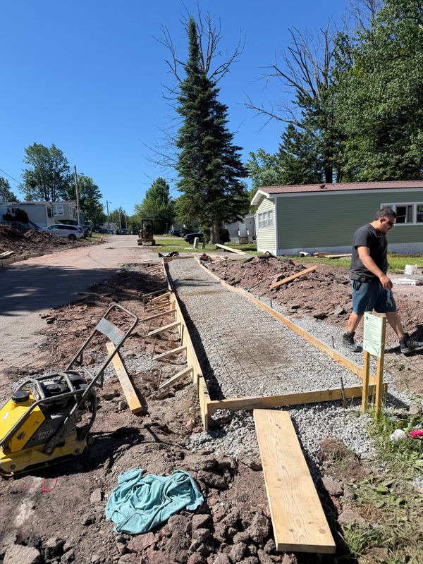 Sidewalk Installation